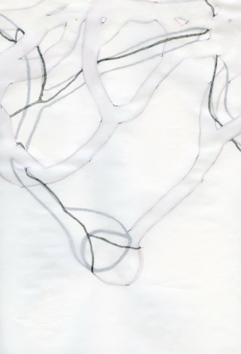 Retouched- '98, 2013 Paper, coloring pen, seam stitches, pencil, gouache Retouched- '98, 2013 29,7 x 21 cm GRI0051