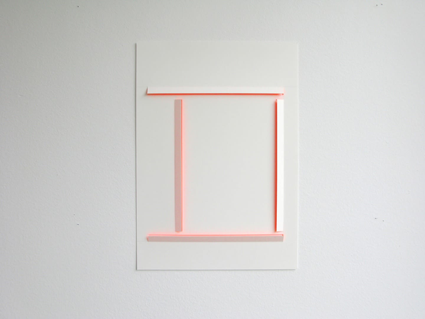 Structure N°XII, 2011 Silkiþrykk á pappír, skorið og brotið 34,5 x 26 cm JEC0009