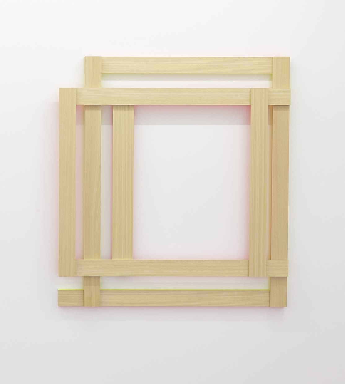 Plenty of Empty N°XXVI, 2012 Akrýl- og flúormálning á Ayous við 120 x 110 x 9 cm JEC0012