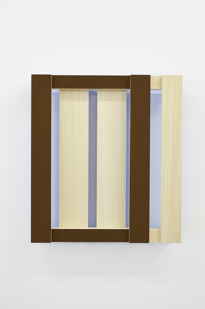 Plenty and Empty N°24, 2013 Akrýl- og flúormálning á við 50 x 45 x 7 cm JEC0020