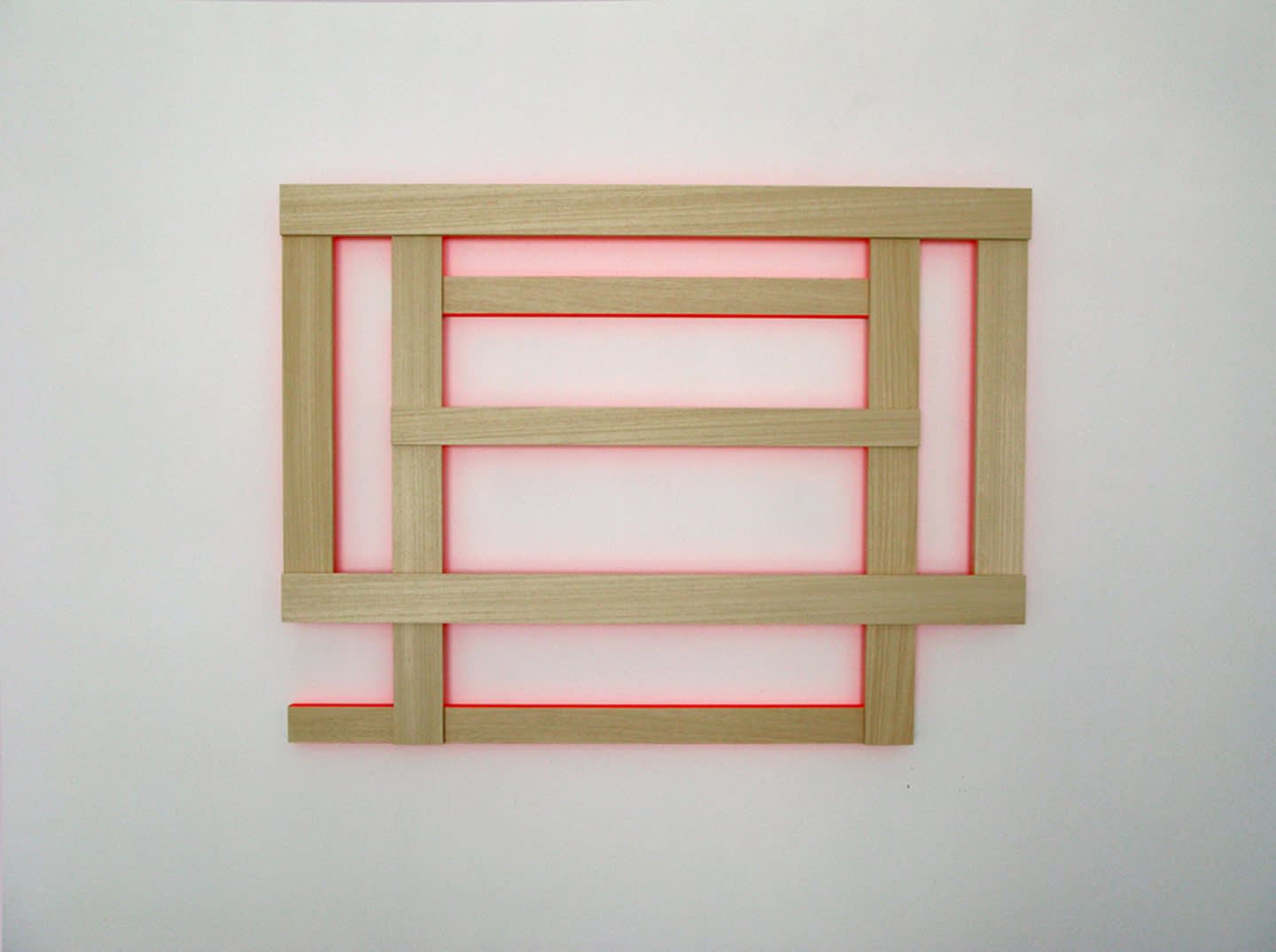 Plenty of Empty N°XXVIII, 2013 Akrýl- og flúormálning á við 90 x 120 x 6 cm JEC0021