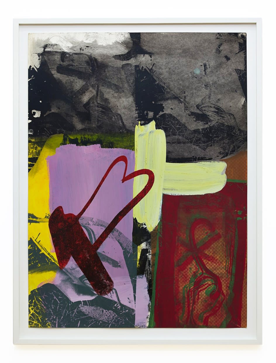 Kimi, 1981 silkiþrykk og akríl á pappír Kimi, 1981 silkscreen print and acrylic on paper 81,5 x 62 cm MAK0020