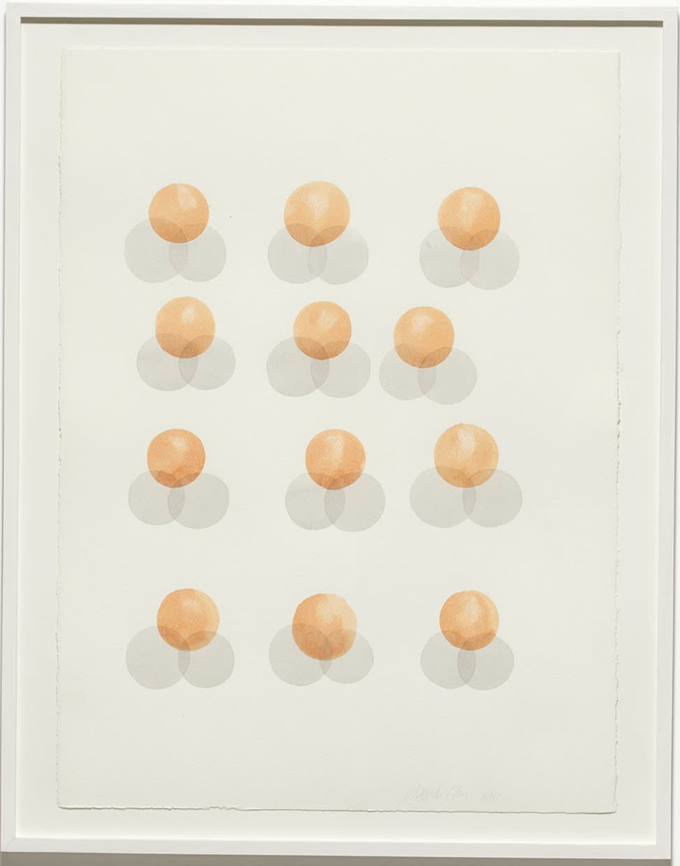 Án titils, 2012 vatnslitur á pappír Untitled, 2012 watercolours on paper 50 x 32,4 cm SÁS0021