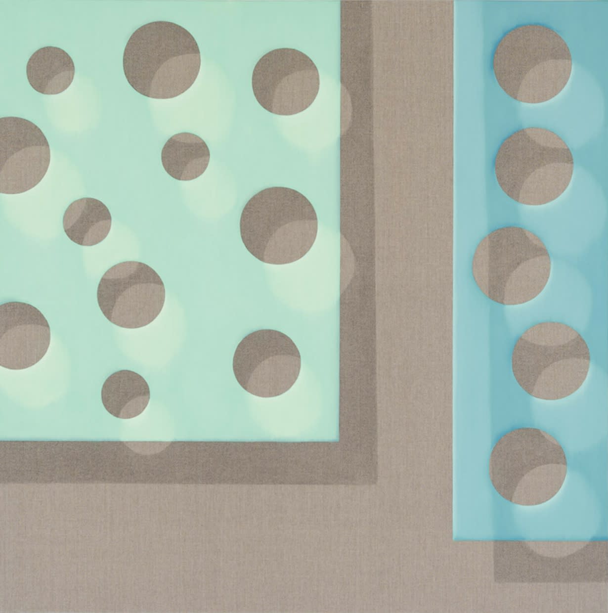 Án titils, 2013 olía á striga Untitled, 2013 oil on canvas 150 x 150 cm SÁS0029