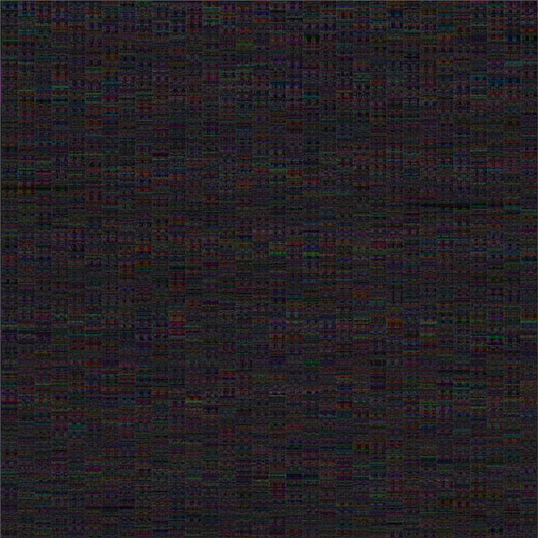 Upplausn / 5. Resolution Ed. 1/3 + AP, 2018 Diasec mounted inkjet print (antireflective, UV protected acrylic glass) 160 x 160 cm HS0006 Edition of 3 plus 1 artist's proof