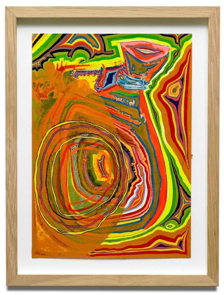 Bag ó bones, 2015 Blönduð tækni á prent á pappír / Mixed media on print on paper 29,5 x 22,5 x 2cm