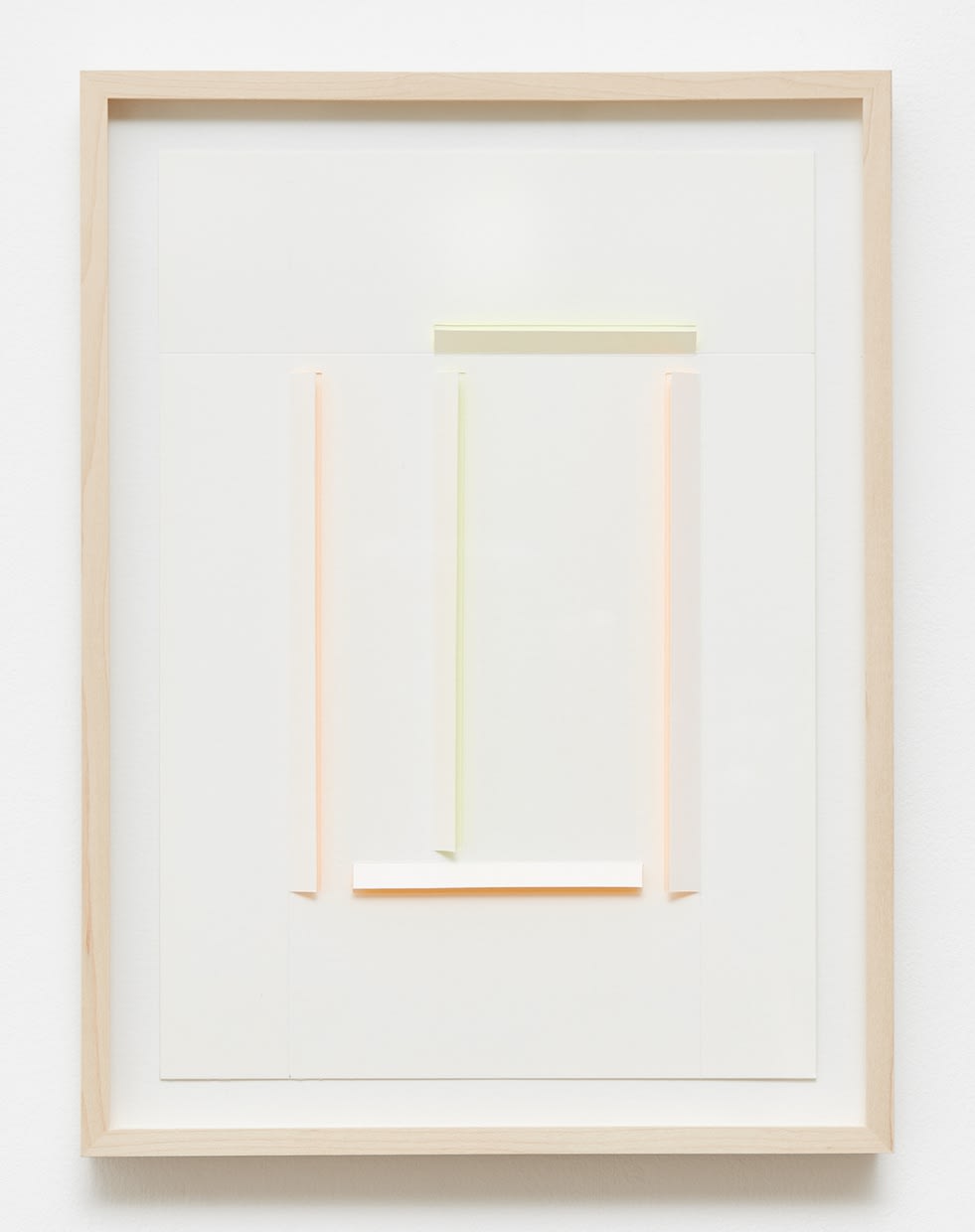 Structure II N°2, 2017 silkiþrykk á pappír, skorið og brotið / silkscreen print on paper, cut and folded 35 x 26 x 3 cm