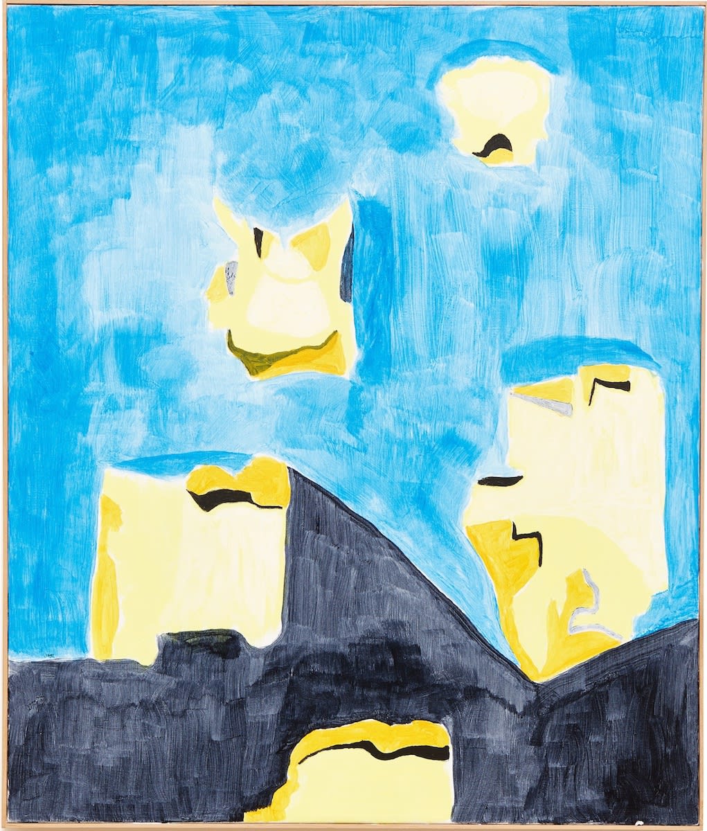 Sveitakæti, Country Joy, 1993 akrýl á striga / acrylic on canvas 100 x 85 cm ETH0021