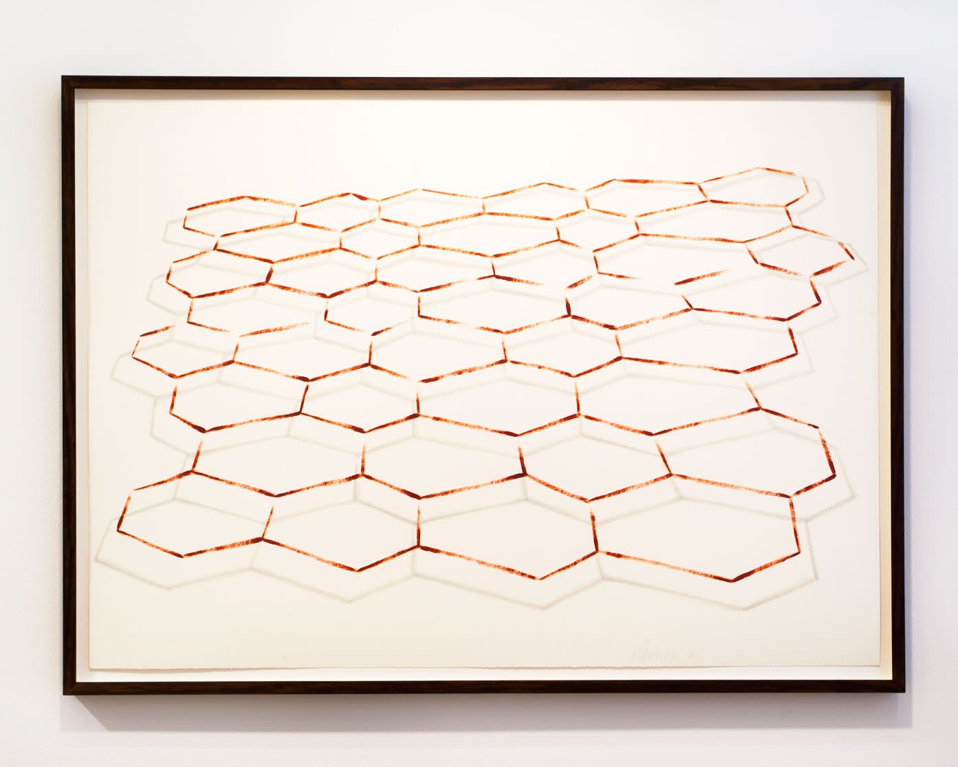 Án titils, 2015 Olía á pappír 52 x 73 cm