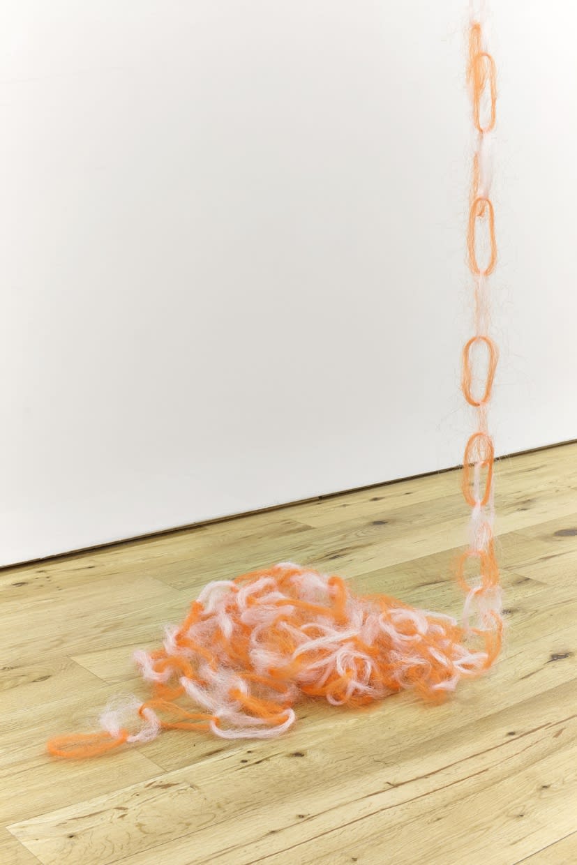 Tilfelli (Veikir Hlekkir), 2014 gervihár, mannshár Nonsicle (Weak Links) , 2014 synthetic hair, human hair ca. 600 cm HRA0061