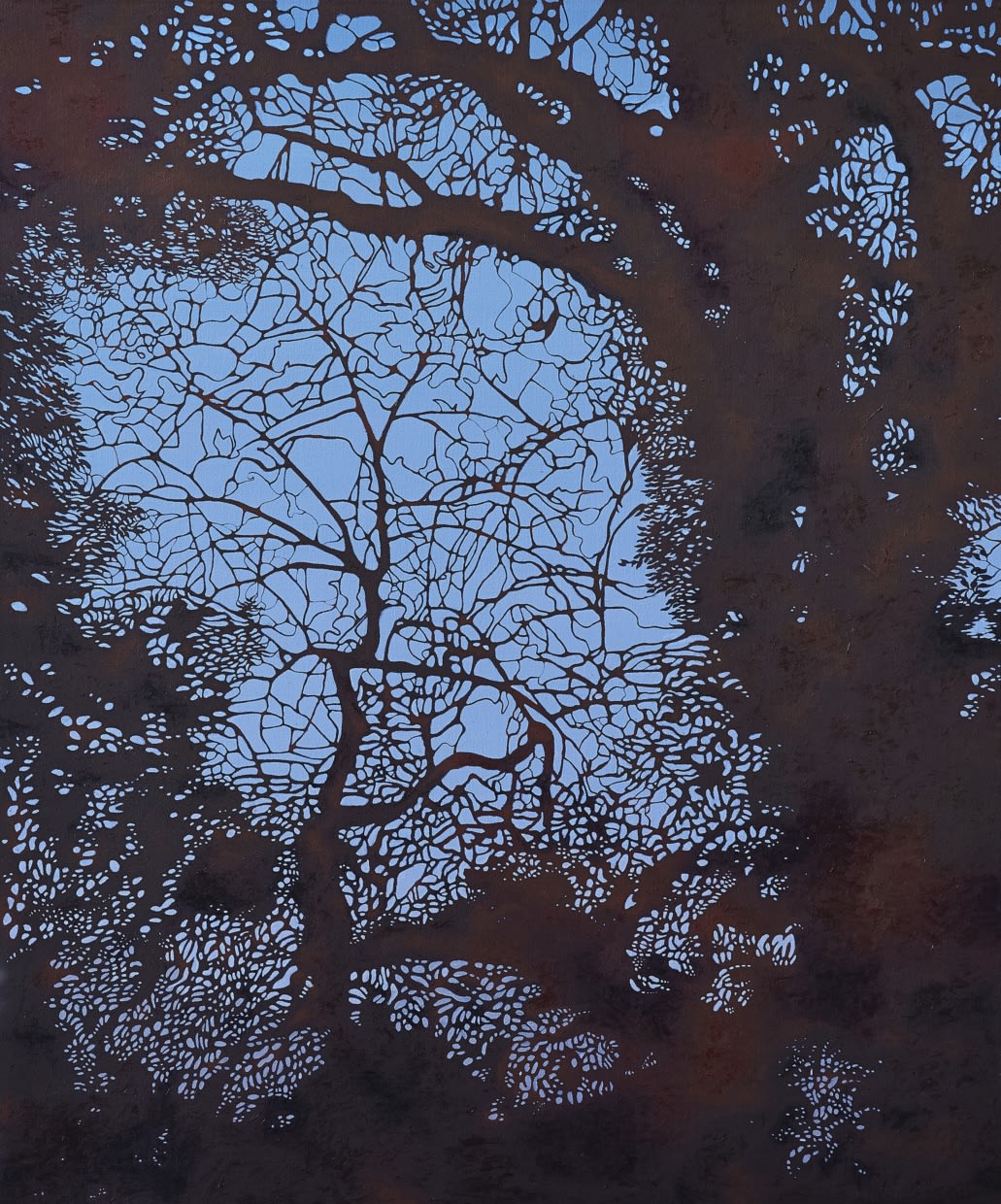 Stamner skógur I, 2014 olía á striga Stamner Park I, 2014 oil on canvas 120 x 100 cm SBB0055