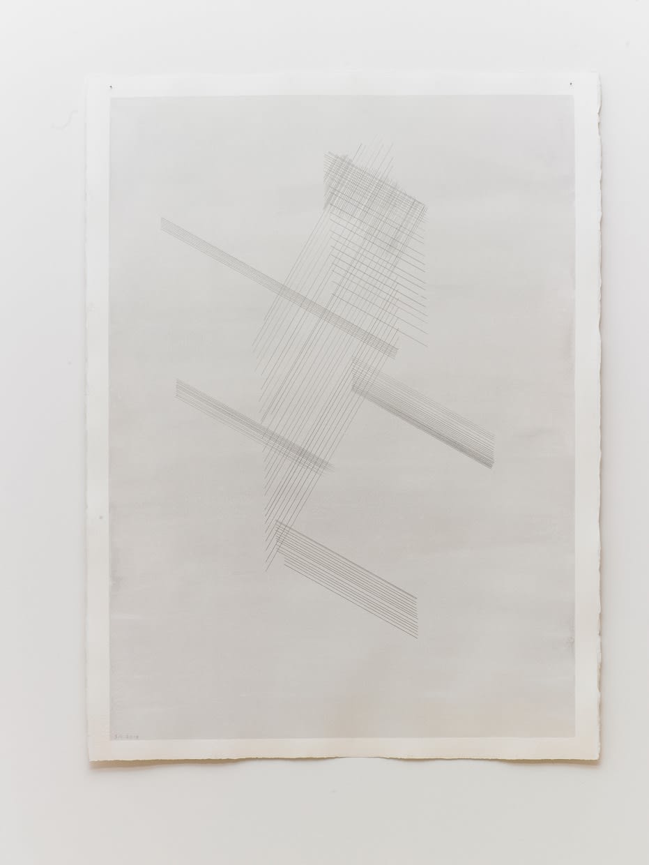 Sólveig Aðalsteinsdóttir Án titlis II, 2013 gvass og silfur teikning á pappír Untitled II, 2013 gouche and silverpoint drawing on paper 75 x 56 cm AS0004