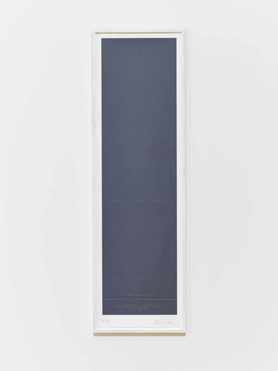 Kristinn E. Hrafnsson Sumarsólstöður , 2012 prent á pappír Summer Solstice, 2012 print on paper 30.5 x 101 cm KEH0097