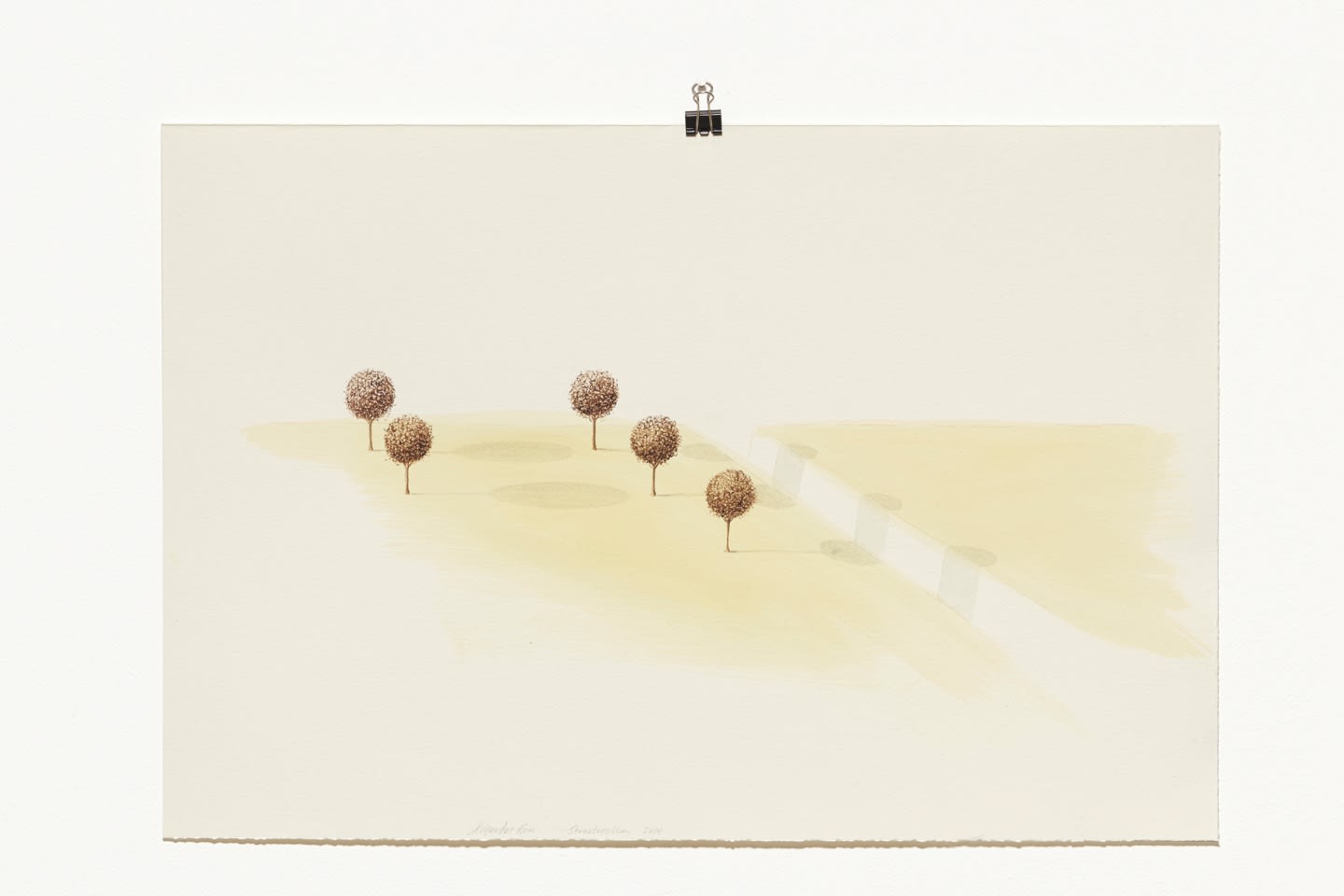 Sigurður Árni Sigurðsson Structuralism II, 2014 blek og olía á pappír Structuralism II, 2014 ink and oil on paper 42 x 62,5 cm SÁS0092