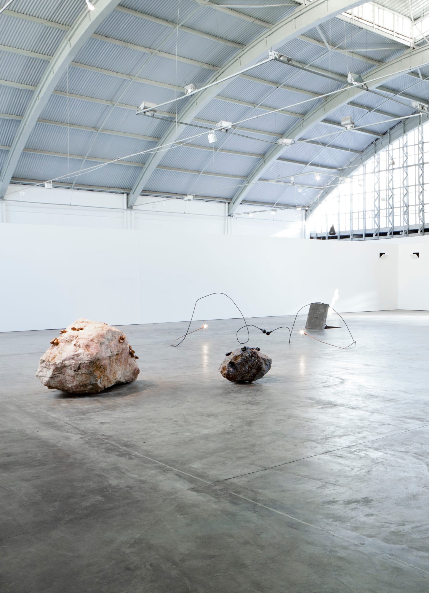 Tatiana Trouvé and Roman Signer 'Sunday, Night', 2012. Baró Brazil. Photo: Felipe Censi.