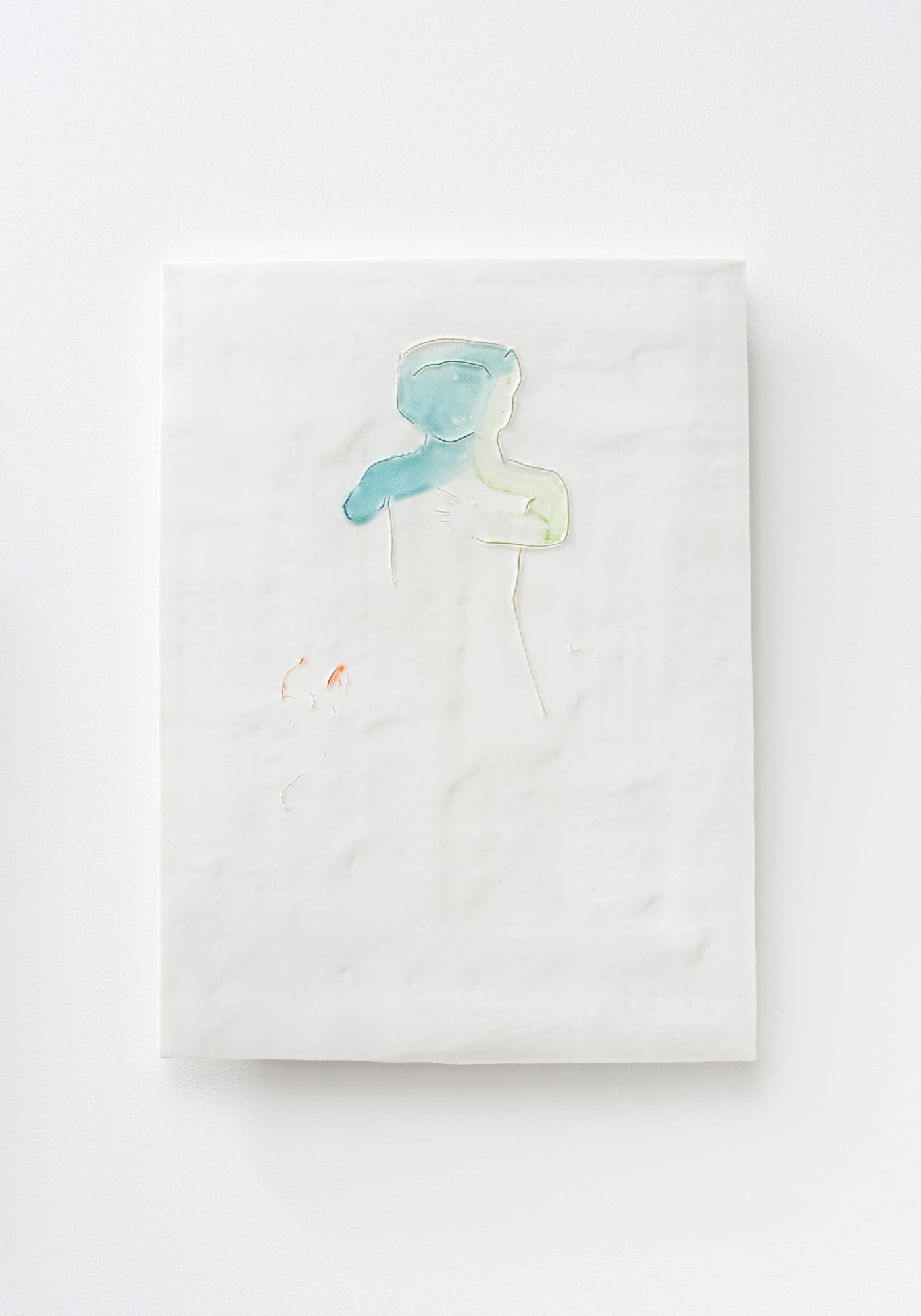 エトルリア文化シリーズ c-II/ Etruscans Series c-II 2022, 信楽透土、釉薬、銀箔/ Ceramic, glaze, silver leaf H0.5 × W29.2 × D39.4 cm