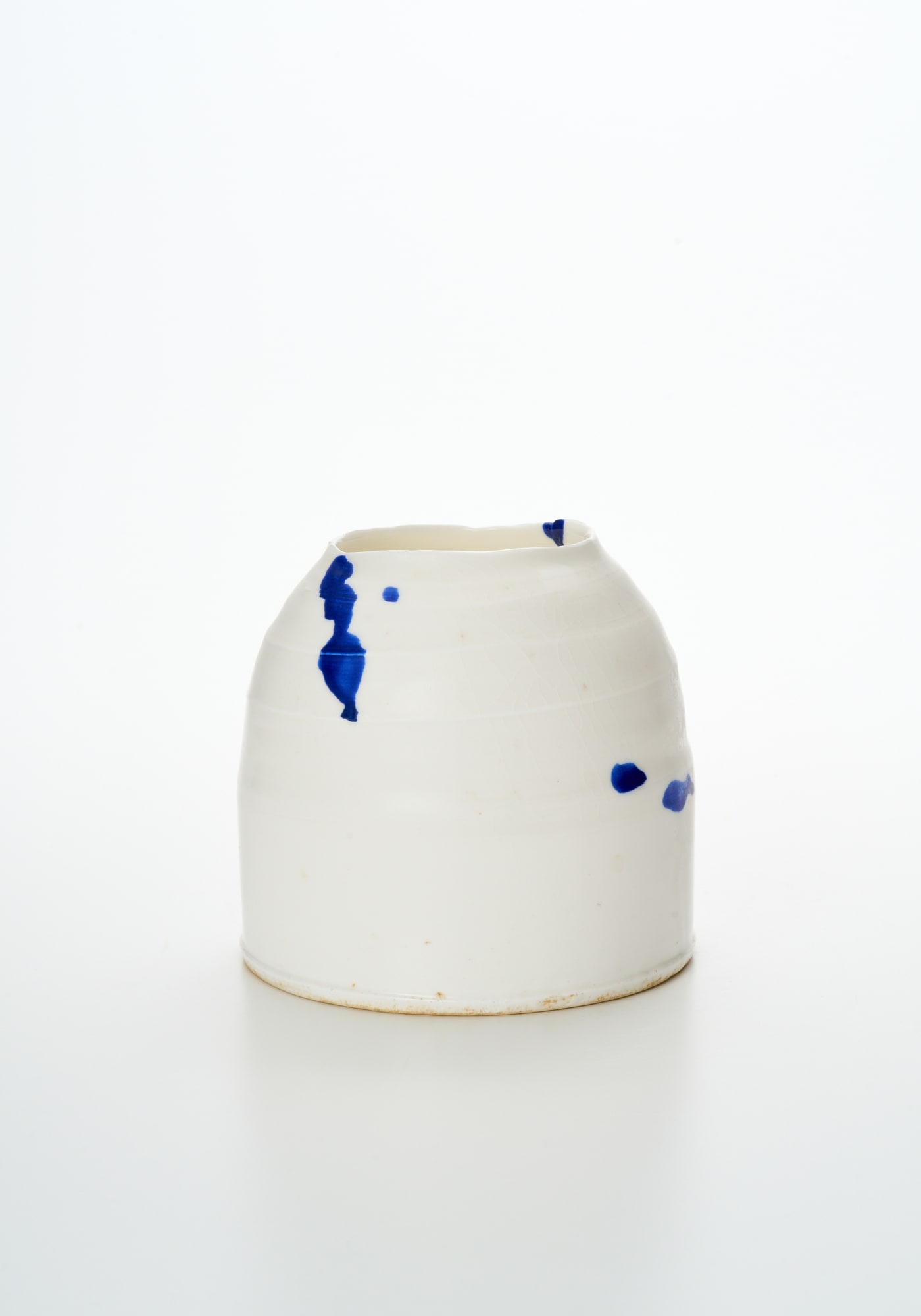 青花花器 1993, 陶/ Ceramic H13.8 × W14.7 × D14.7 cm