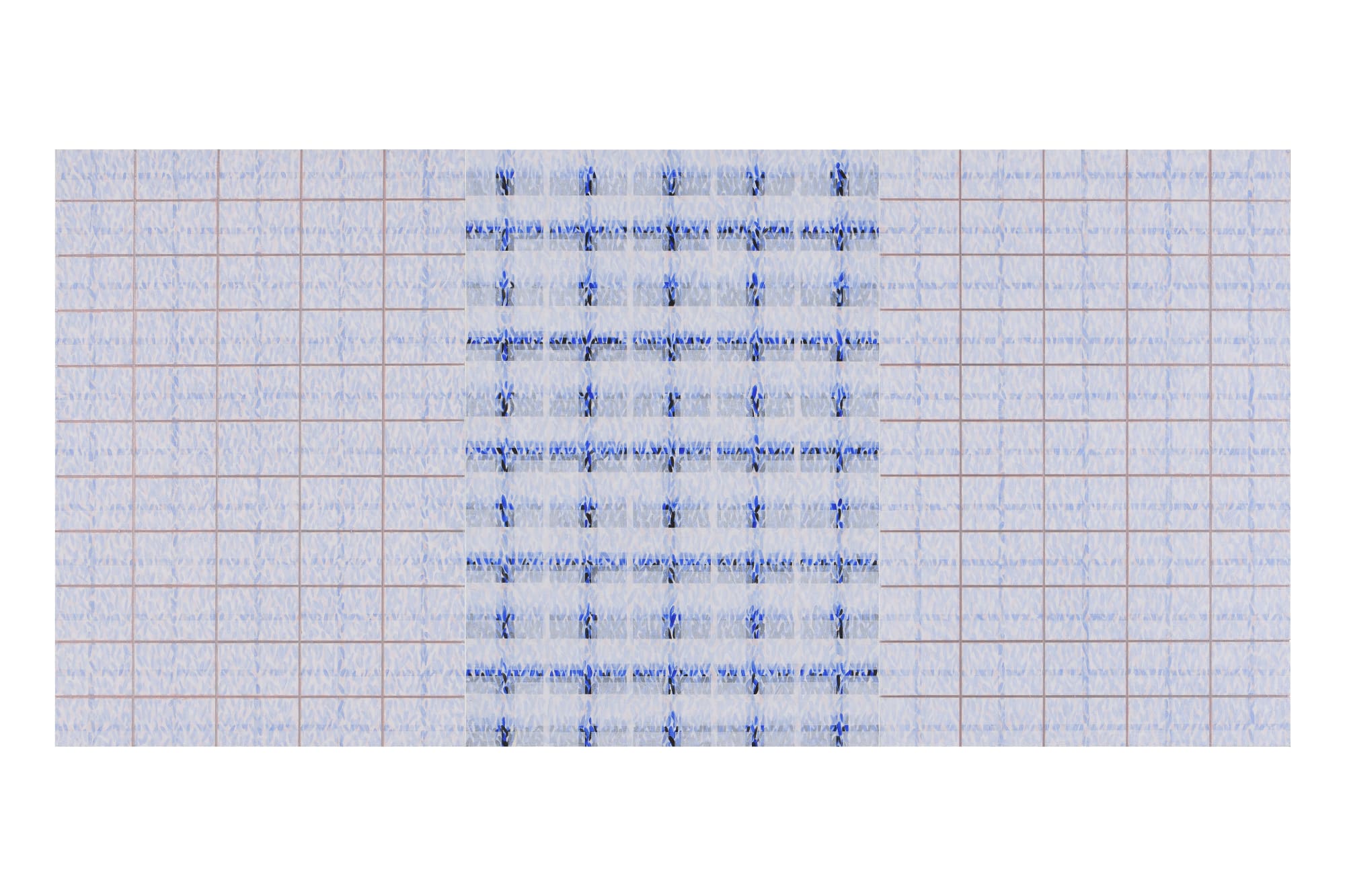 Relationship 20-1501 2020, キャンバス、韓紙にアクリル絵具/ Acrylic color on Korean paper, canvas H117 × W240 cm