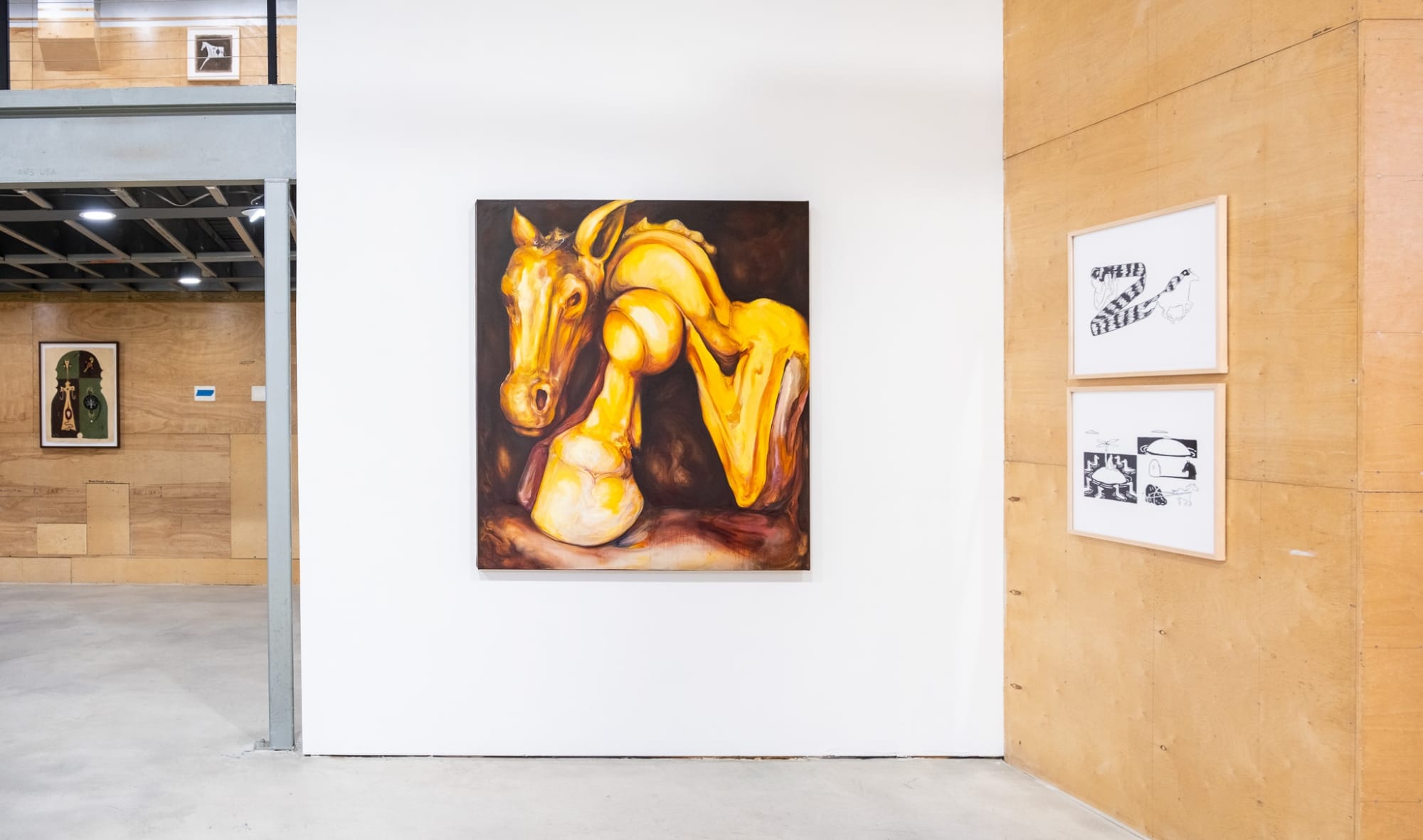 Installation image from Gentling at Sibyl Gallery