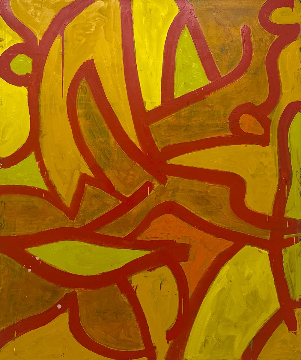 Benjamin Pritchard, Floating Solution (After a Late Dekooning), 2023