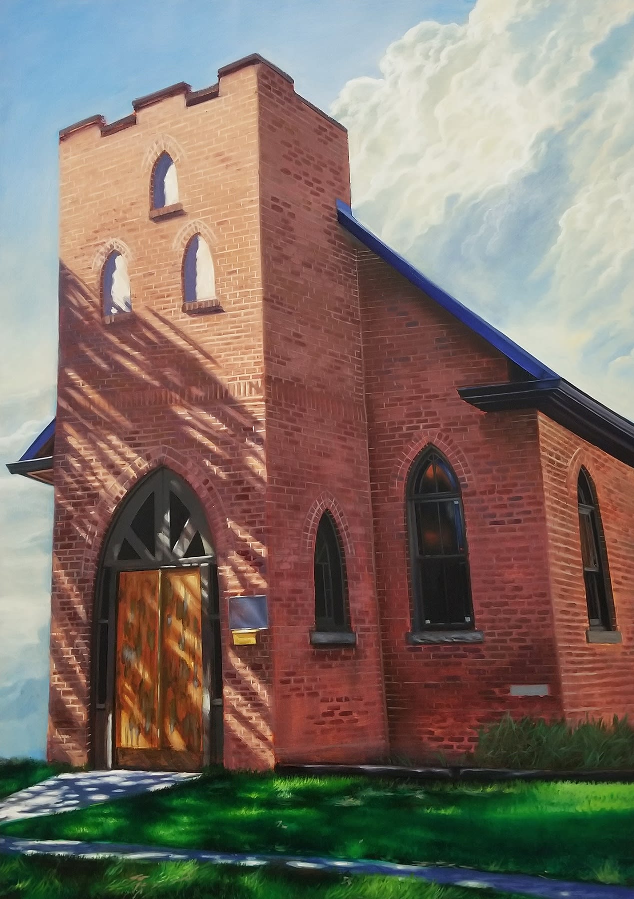 Mario Moore, Upon This Rock I Will Build, 2022