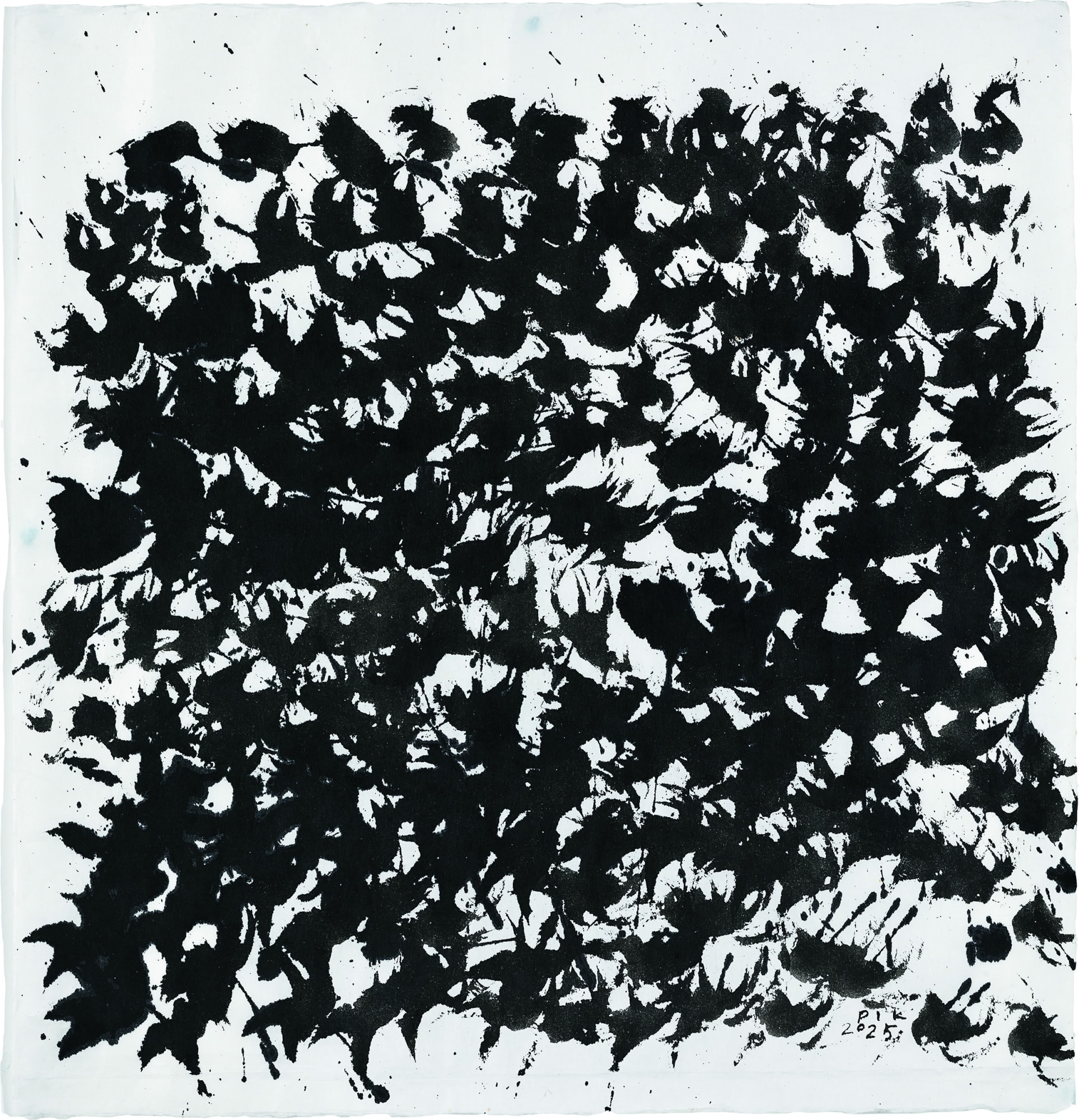 박인경 Park In-Kyung Envol, 2025 Ink on paper 75.4 x 72.3 cm