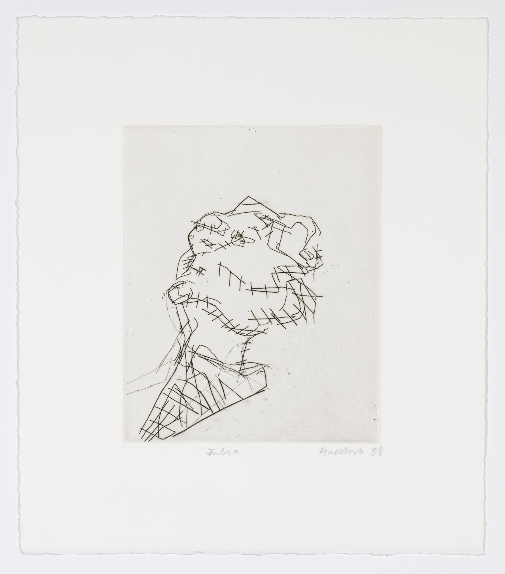 Julia (Reclining Head of Julia), 1998