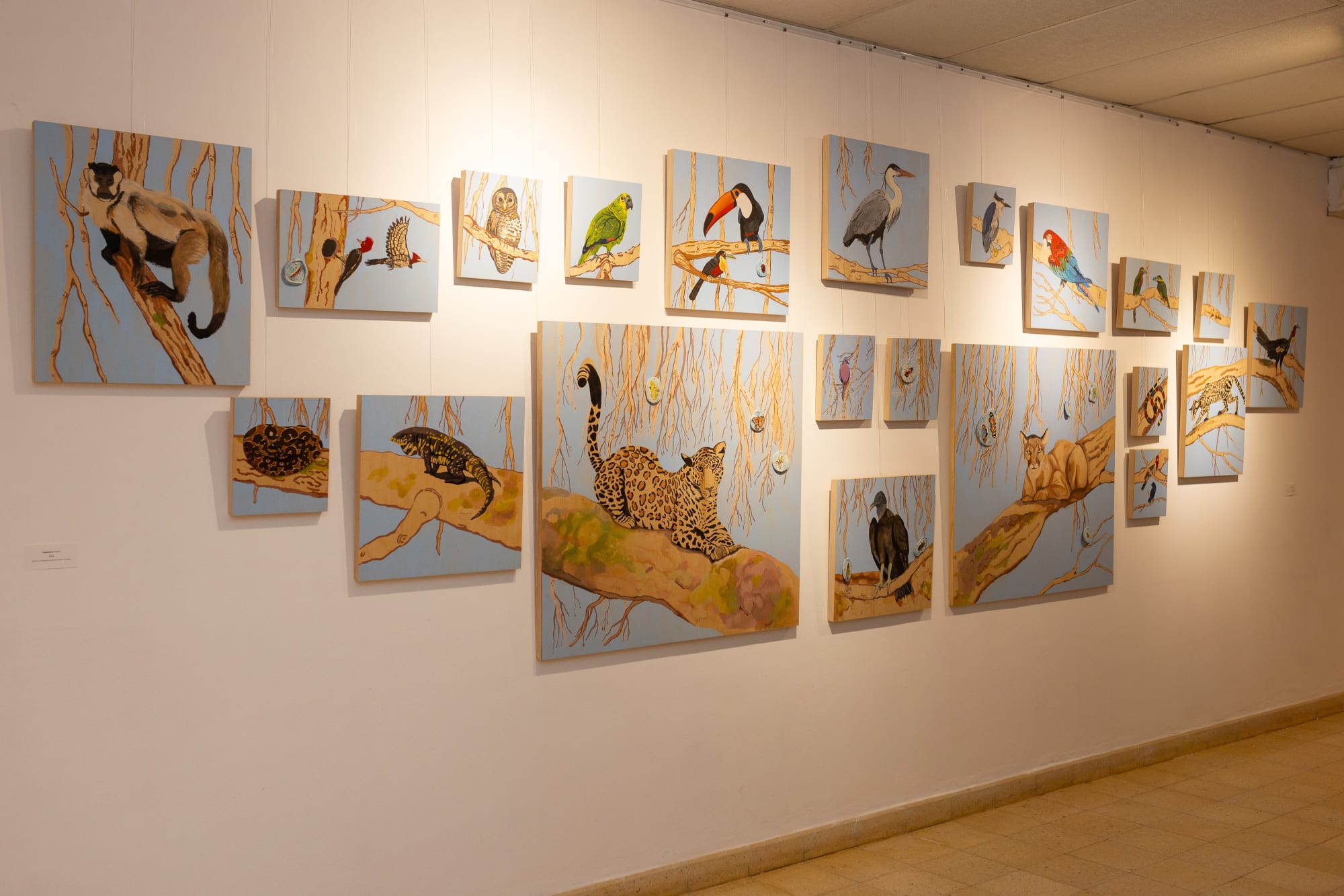 Árbol. Acrilico sobre madera. 2023. Magdalena Trucco.