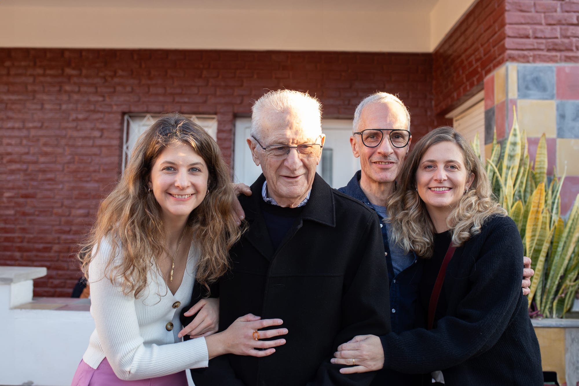 Los Artistas. Magdalena, Victor, Fernando y Florencia Trucco.