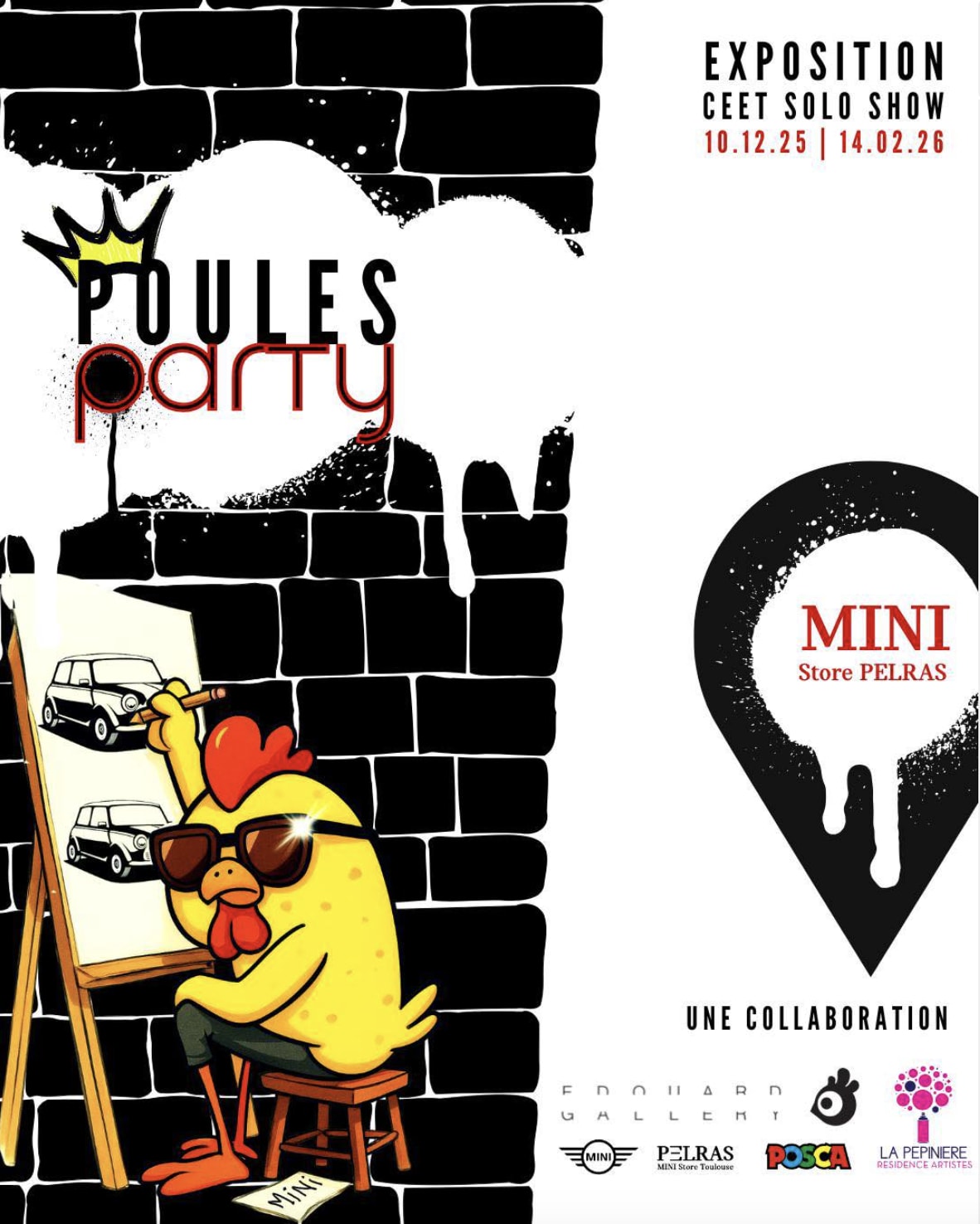 CEET X MINI (exhibition from 10 December / 2 p.m.) PELRAS TOULOUSE