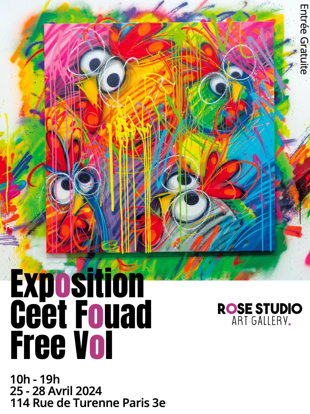 Free Vol: Rose Studio Art Gallery, Paris, France