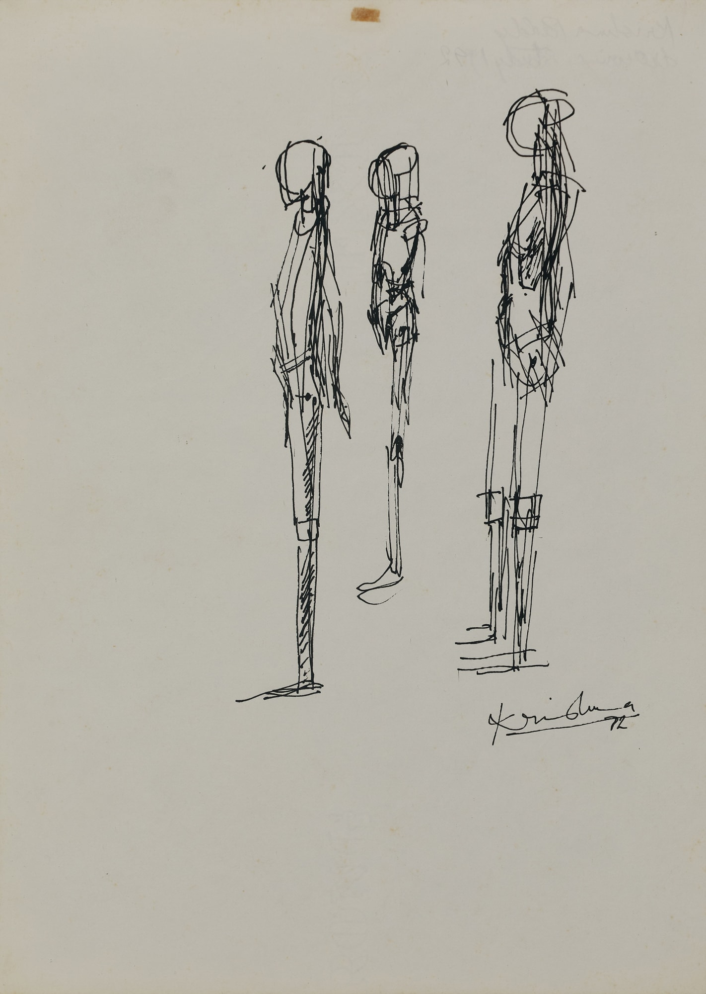 Krishna Reddy, Drawing Study