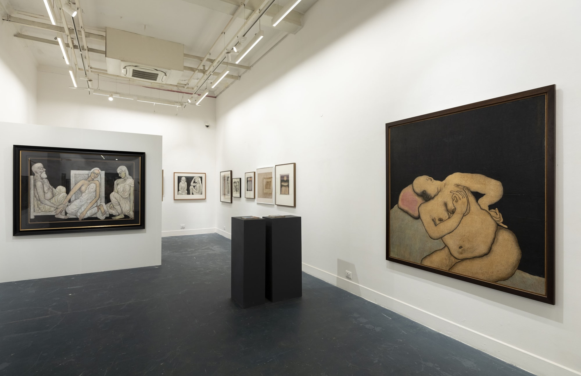 Into the Half Light and Shadow Go I - Jogen Chowdhury - A Selection of Works from 1955 to 2023