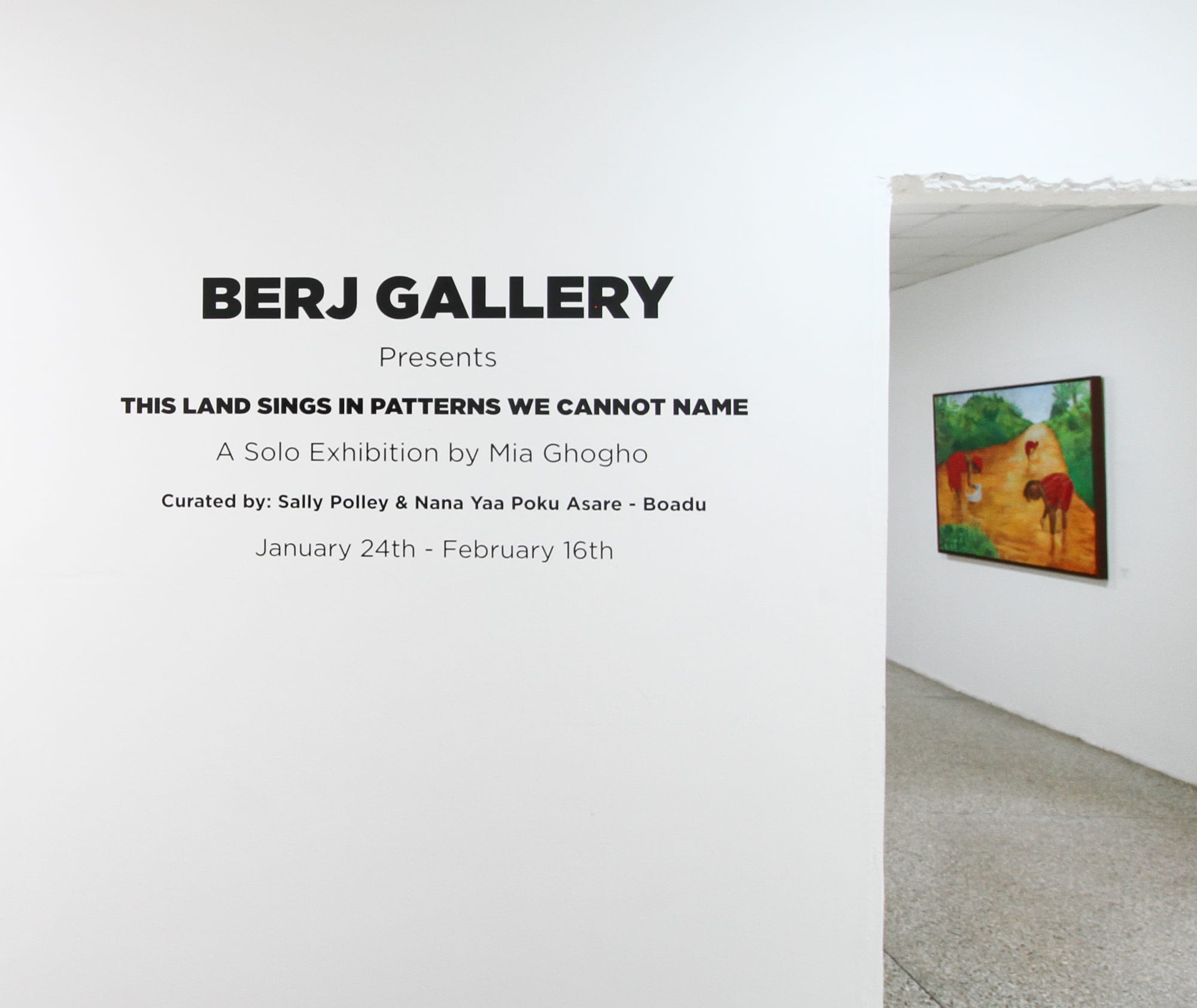 This Land Sings in Patterns we cannot Name: SOLO EXHIBITION
