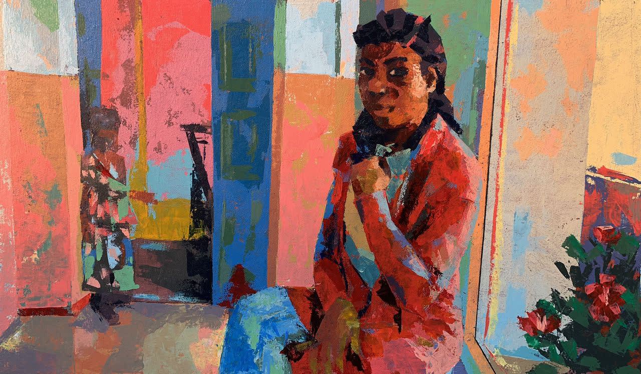 IN THE PRESENCE OF TOMORROW2023Acrylic on Canvas36 x 21 inches