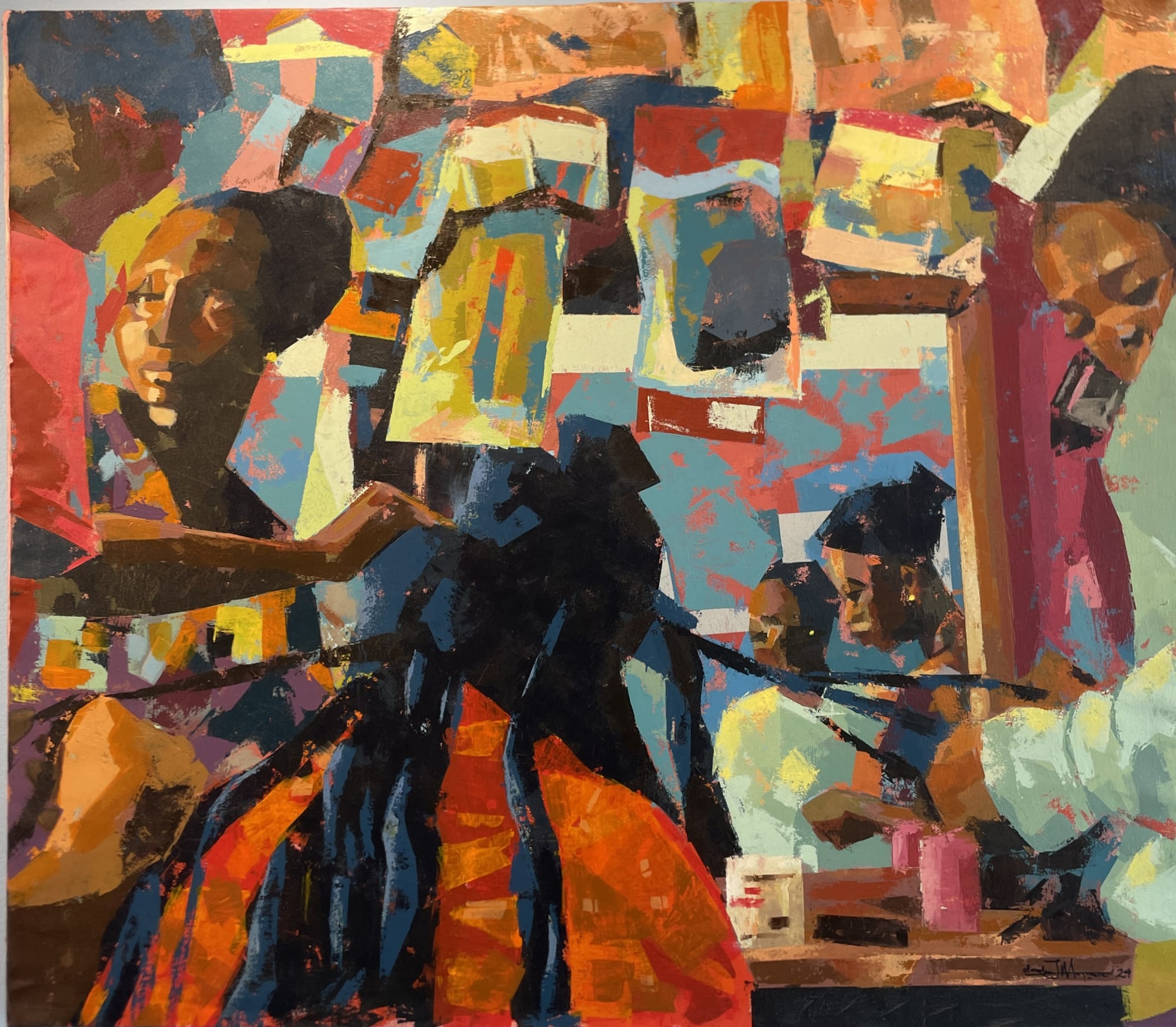 IRÚN ODÚN2023Mixed Media on Canvas42 x 48 inches