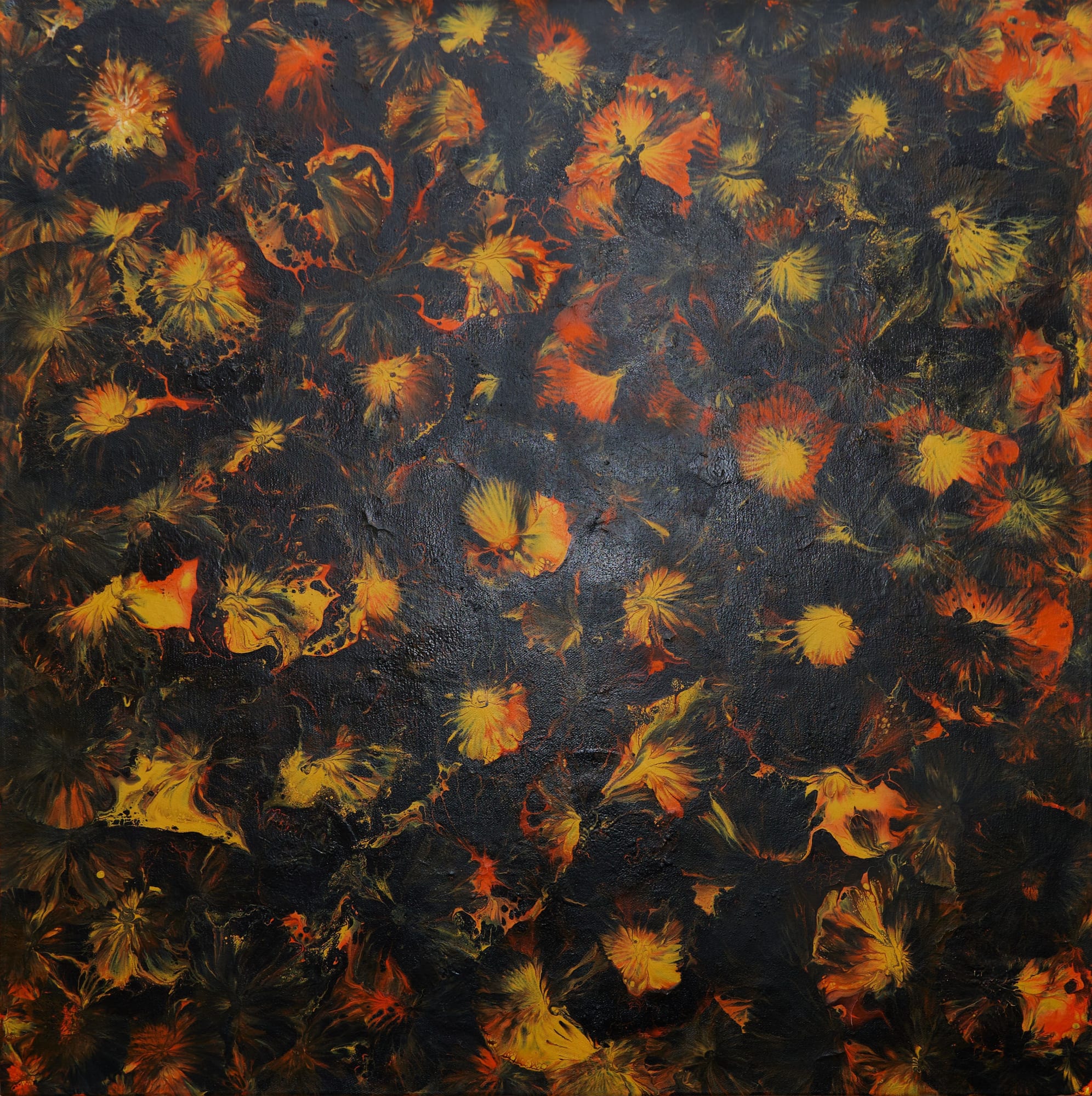 2022 Mixed Media 100 x 100 cm Impact Series