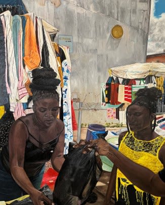 The Ties That Bound 2024 152cm x 122cm Acrylic on Canvas