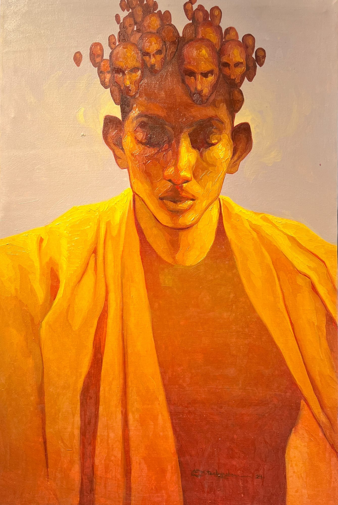 Communion 2024 Oil On Canvas 60X91Cm