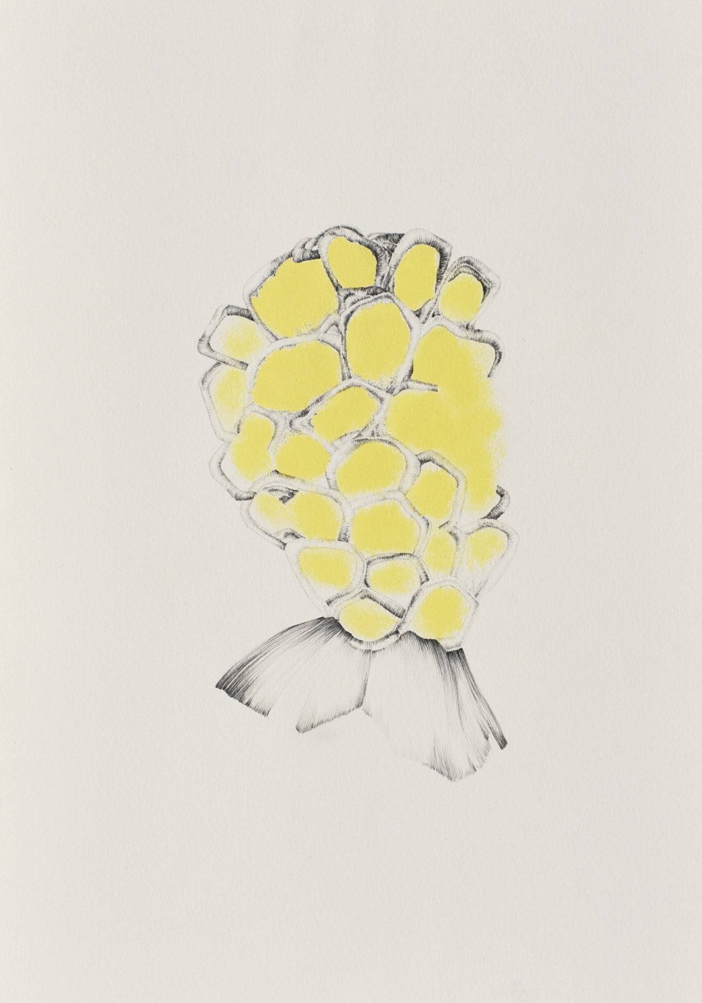 Temitayo Ogunbiyi You Will Showcase Your Beloved In A New Era Pencil and acrylic on paper 16.5 x 11.5inches 2021