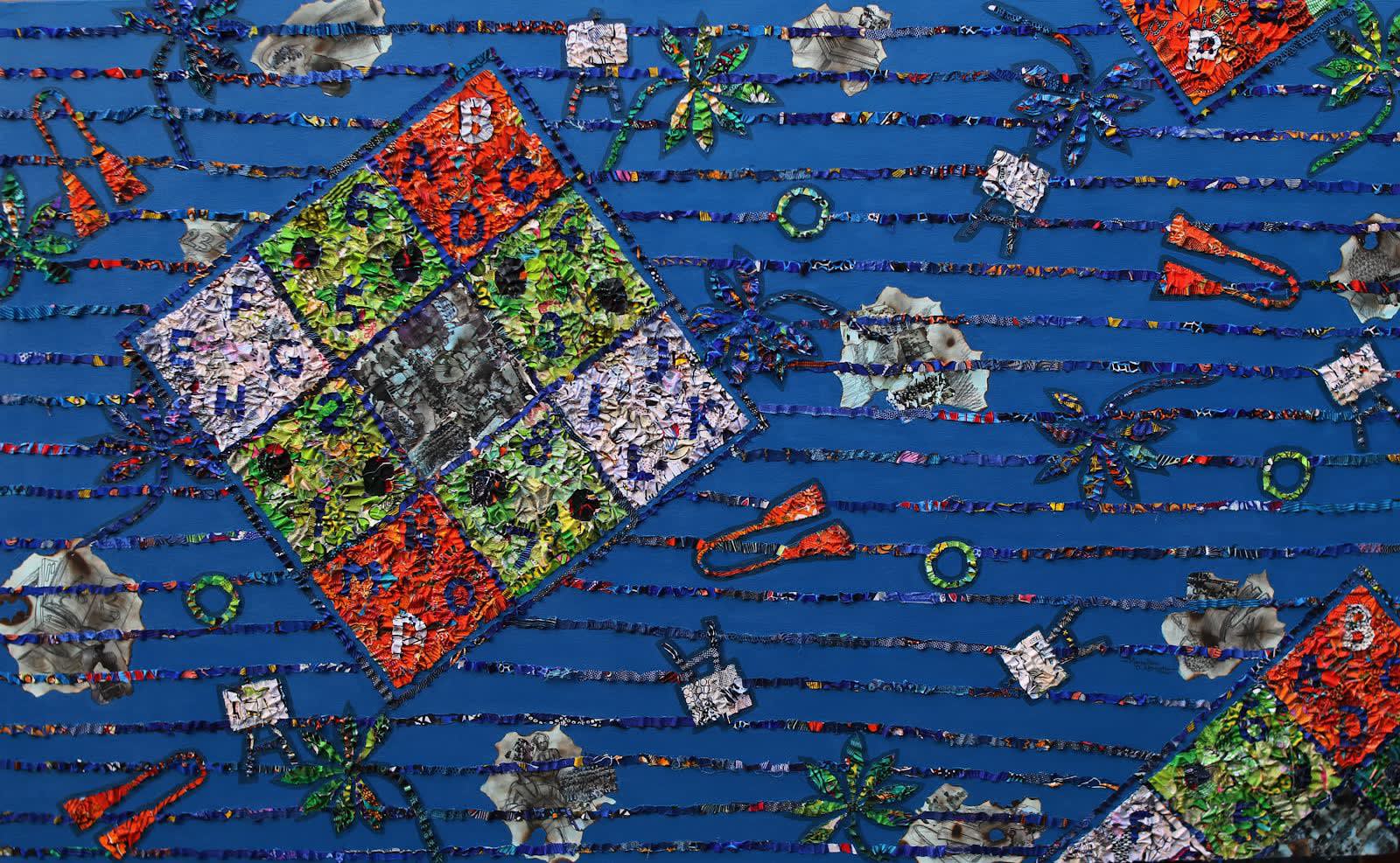 Quest For Education Mixed Media 48 x 72 inches 2020