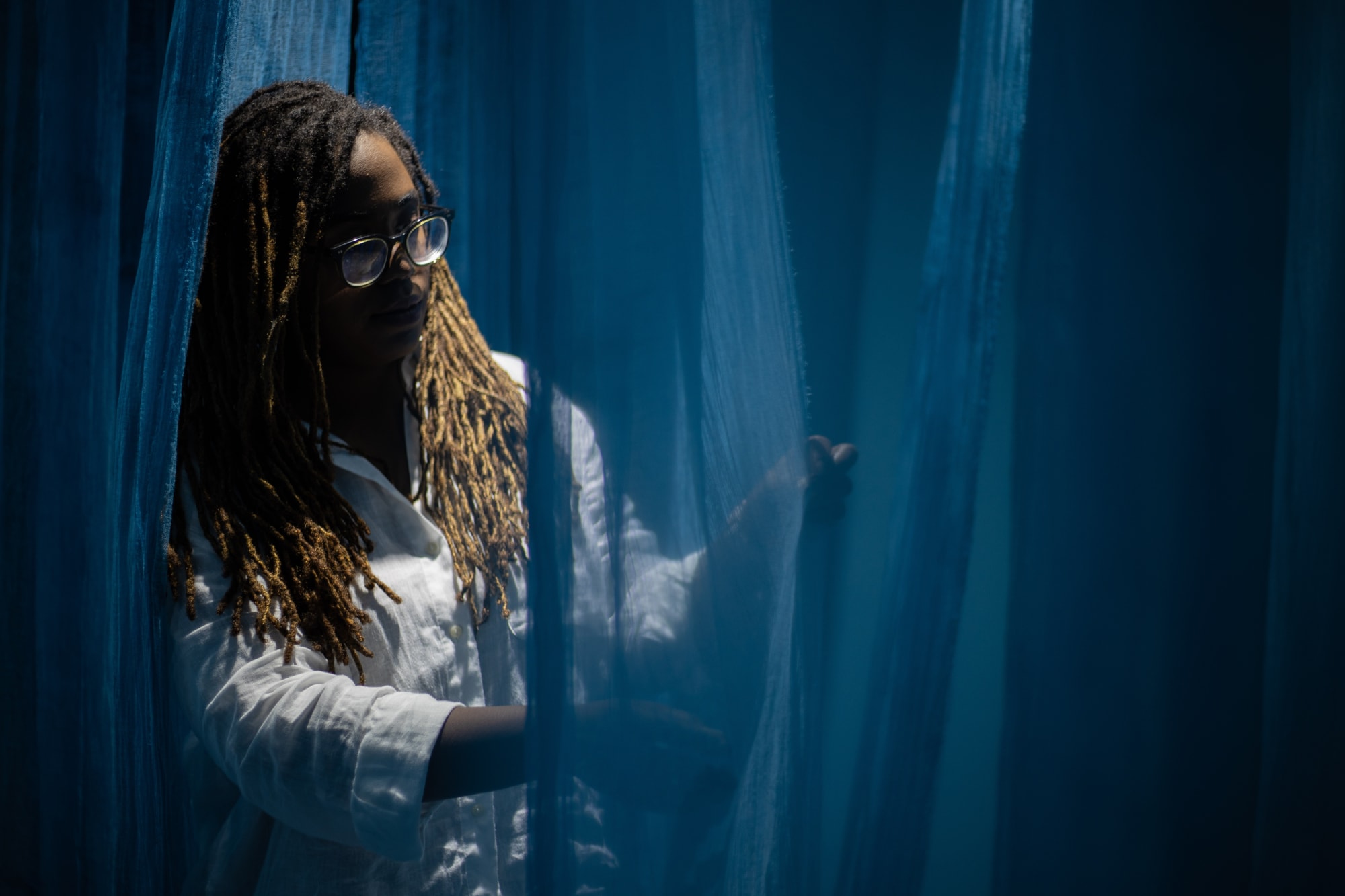 Sabrina Coleman-Pinheiro: Feeling Blue, Seeking Solace