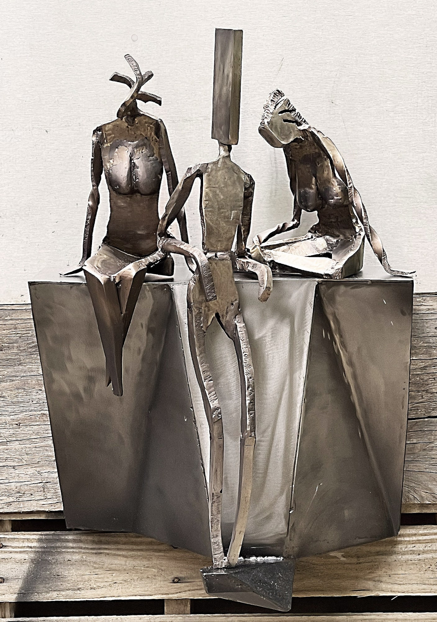 Hang Out I Welded stainless steel 25 x 18 x 9.5 inches 2020