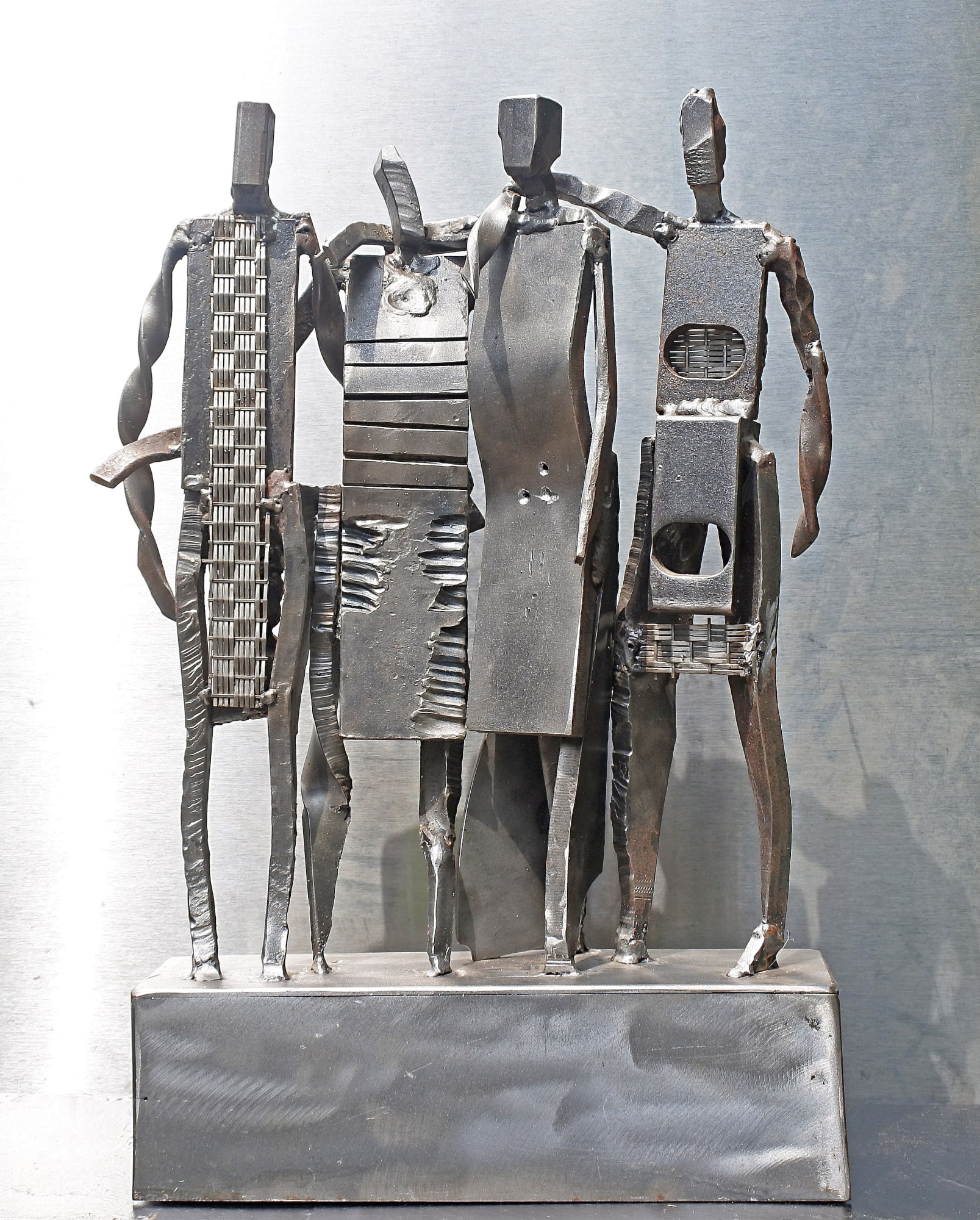 Hang Out II Welded stainless steel 13.5 x 12 x 3.5 inches 2021
