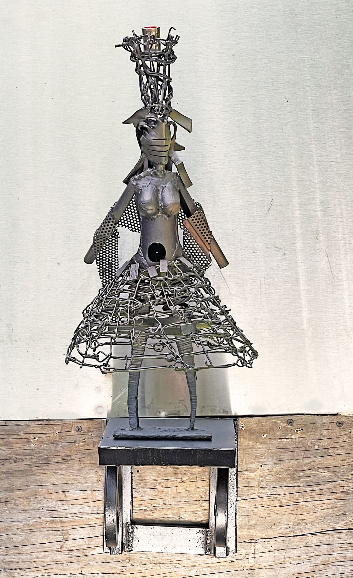 Pot Bearer Welded mild steel 23 x 10 x 10 inches 2016