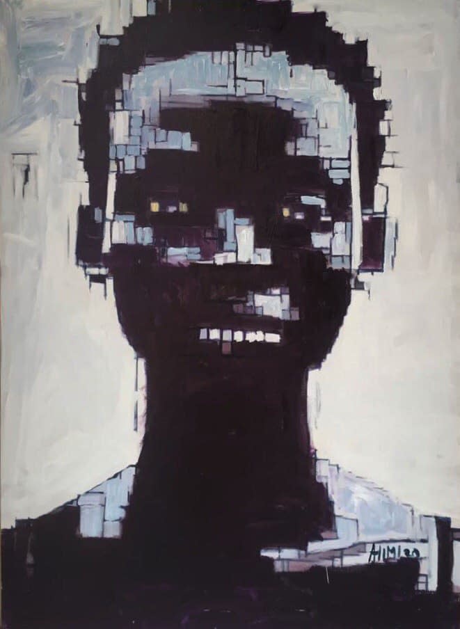 Alimi Adewale Courage IV Acrylic on canvas 2020