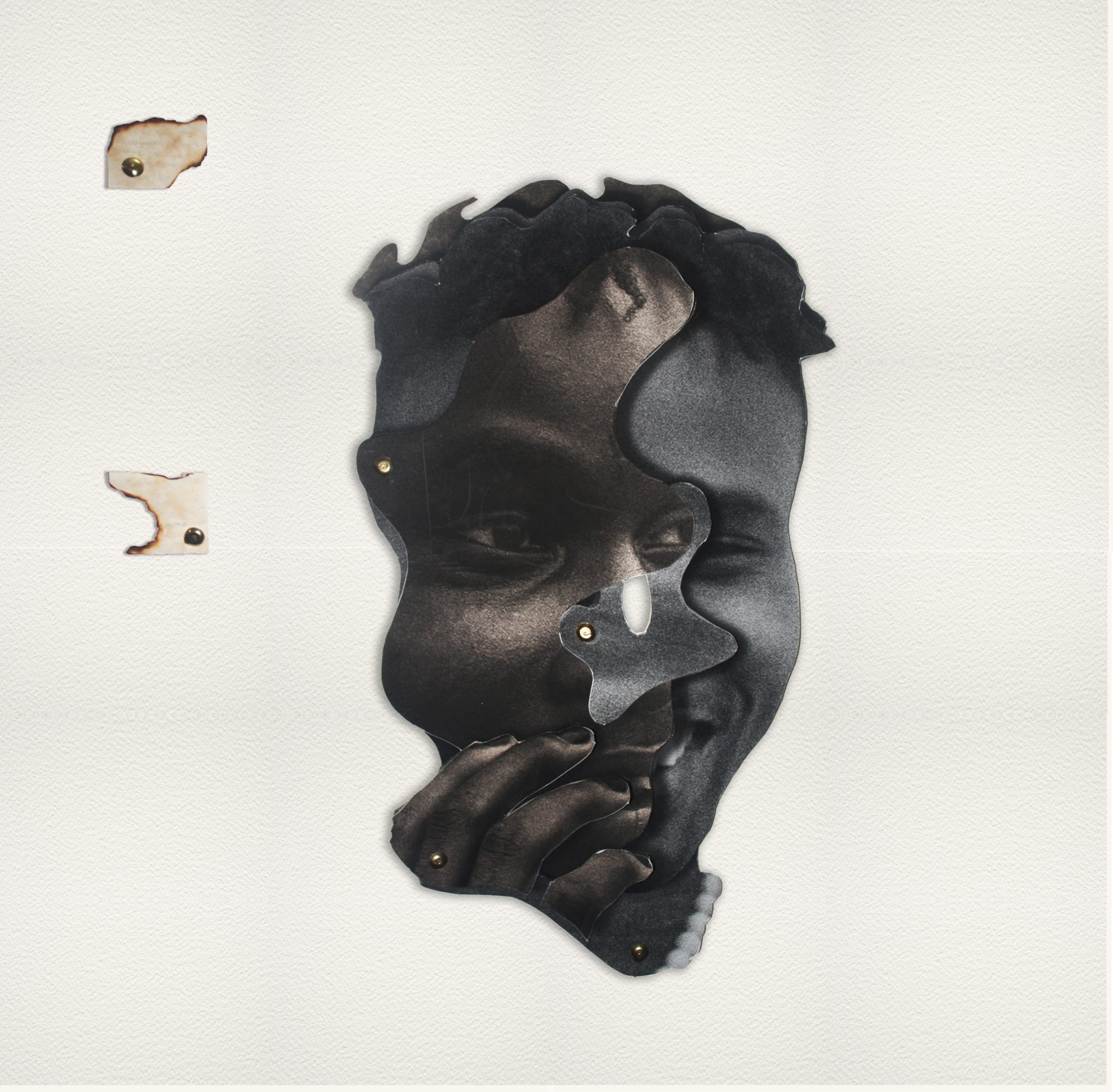 Mobolaji Ogunrosoye Dike Mixed media, collage on archival paper 22 x 22 inches 2021