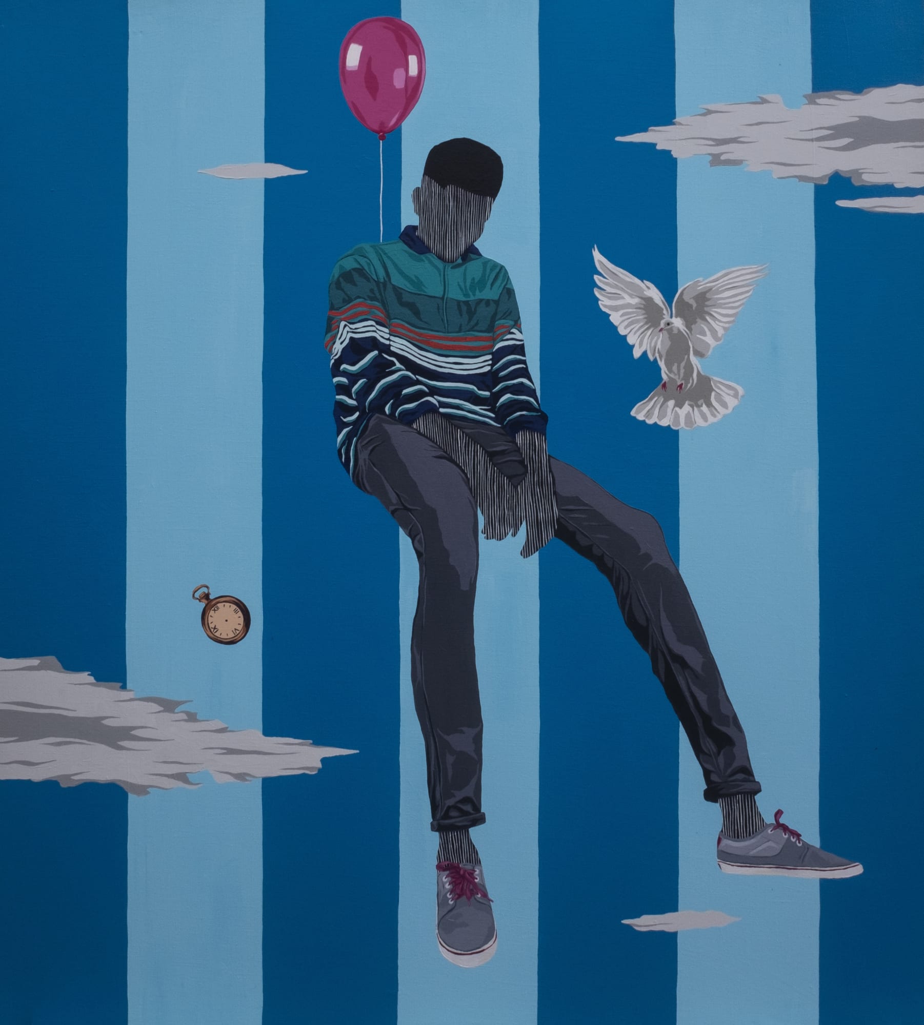 Life After Life 2 Acrylic on canvas 54 x 60 inches 2020