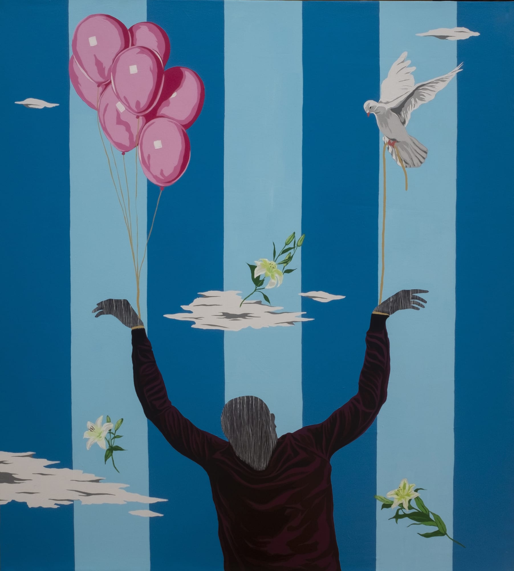 Life After Life 4 Acrylic on canvas 54 x 60 inches 2020