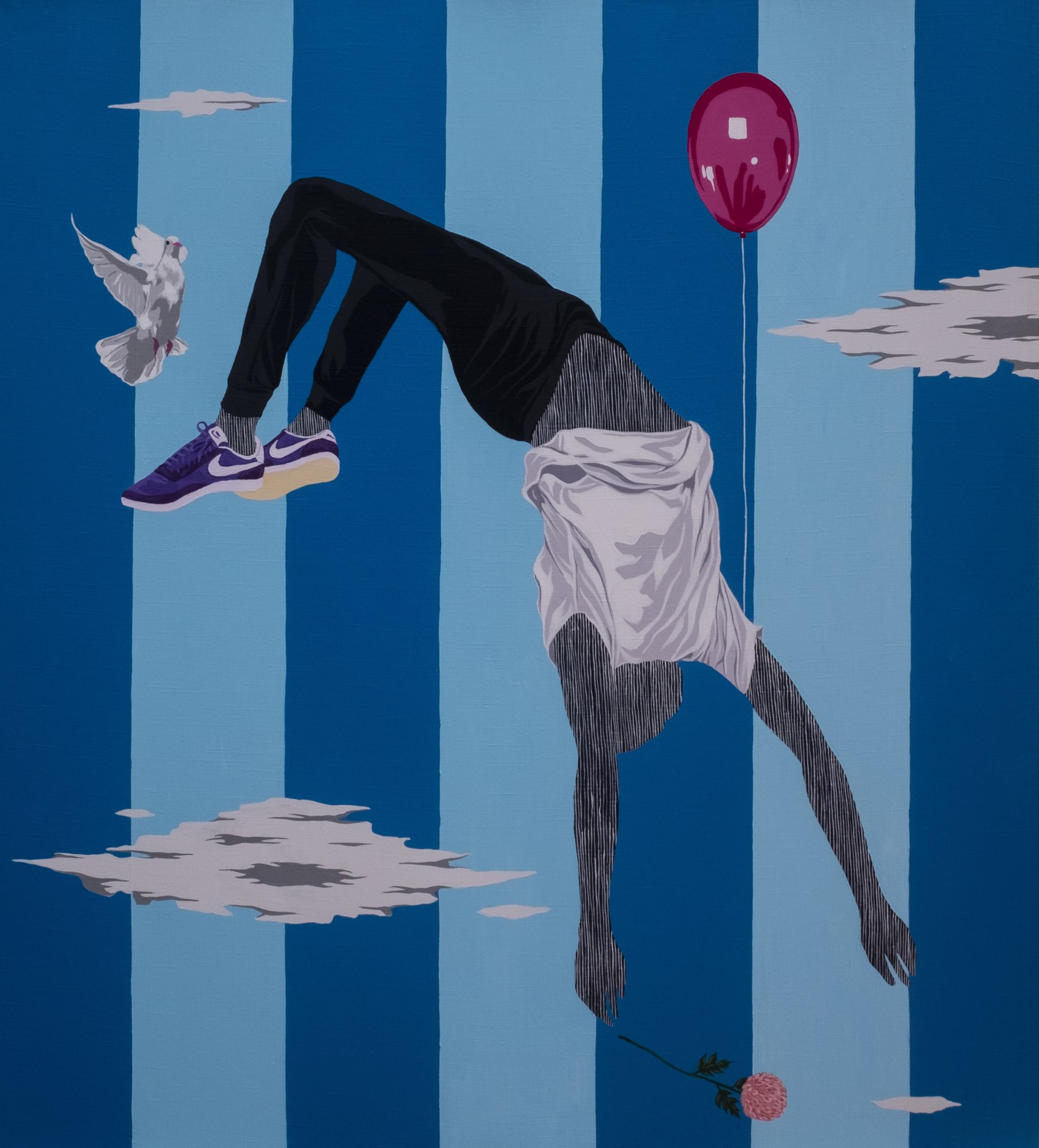 Life After Life 6 Acrylic on canvas 54 x 60 inches 2020